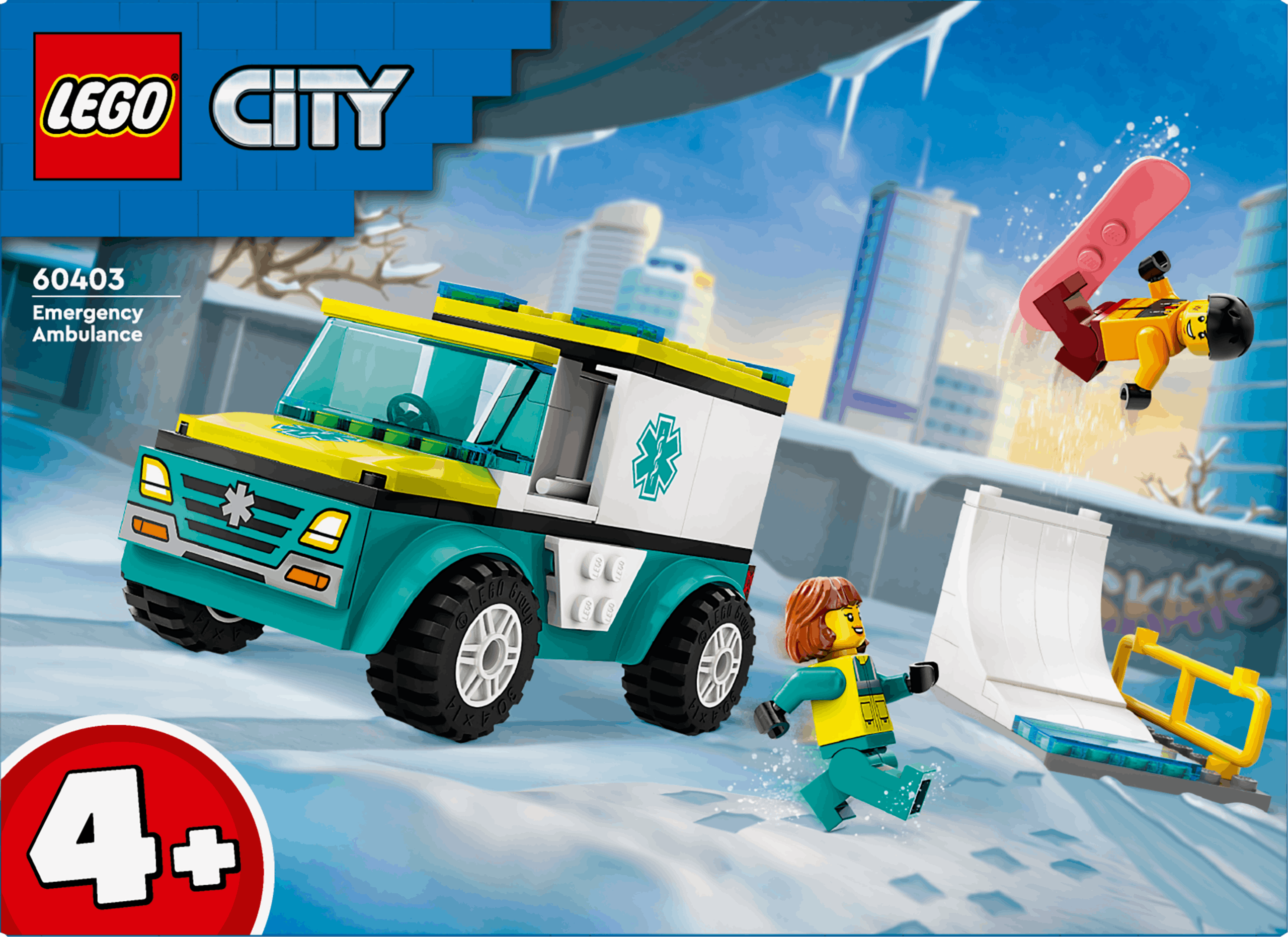 Lego City Ambulance En Snowboarder (60403)