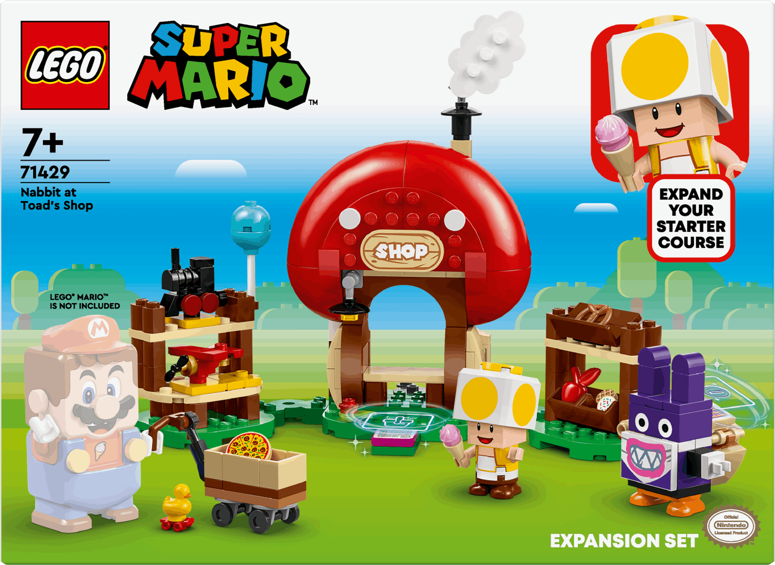 Lego Super Mario Uitbreidingsset: Nabbit Bij Toads Winkeltje (71429)