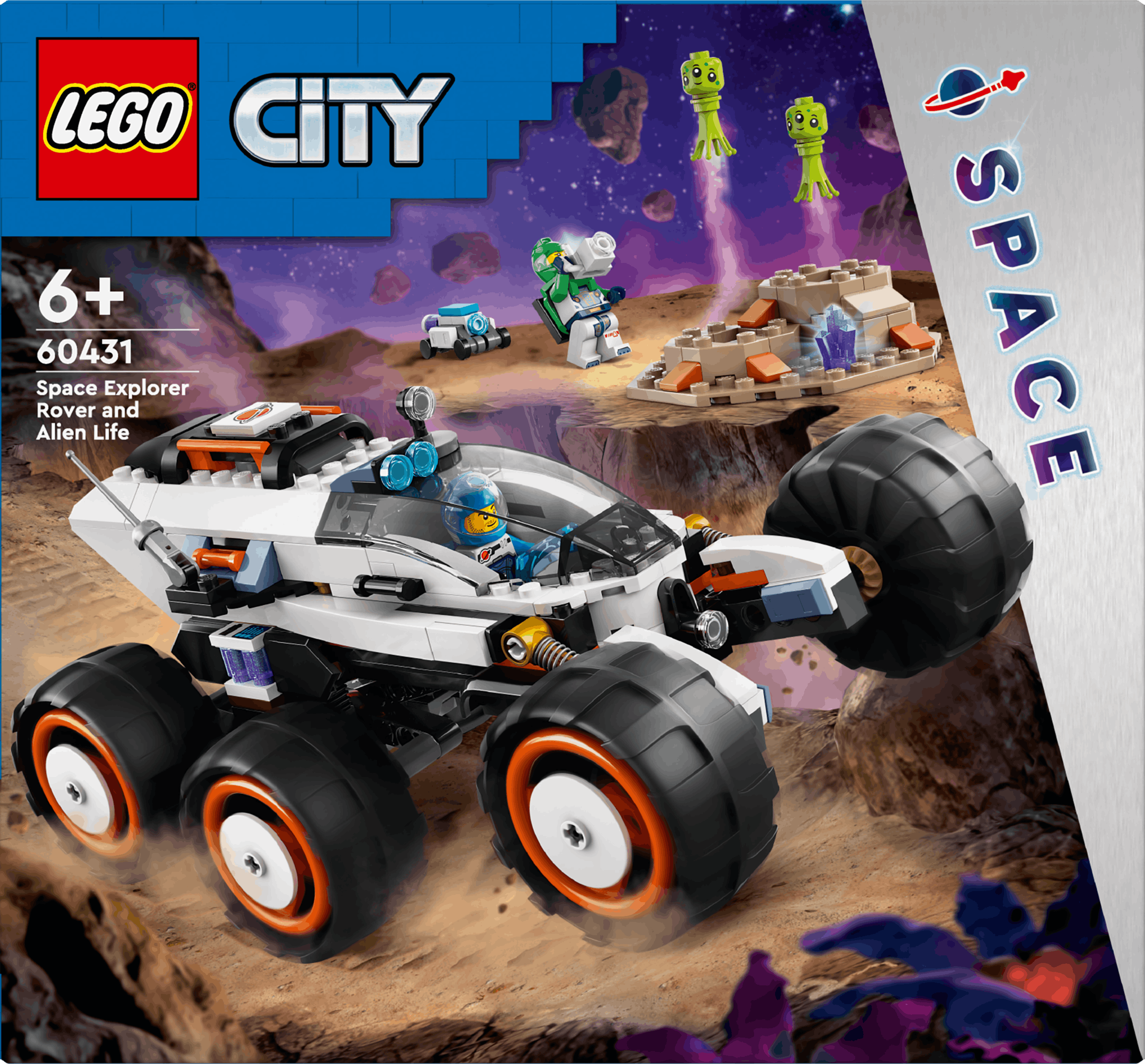 Lego City Le Rover D’exploration Spatiale Et La Vie Extraterrestre (60431)