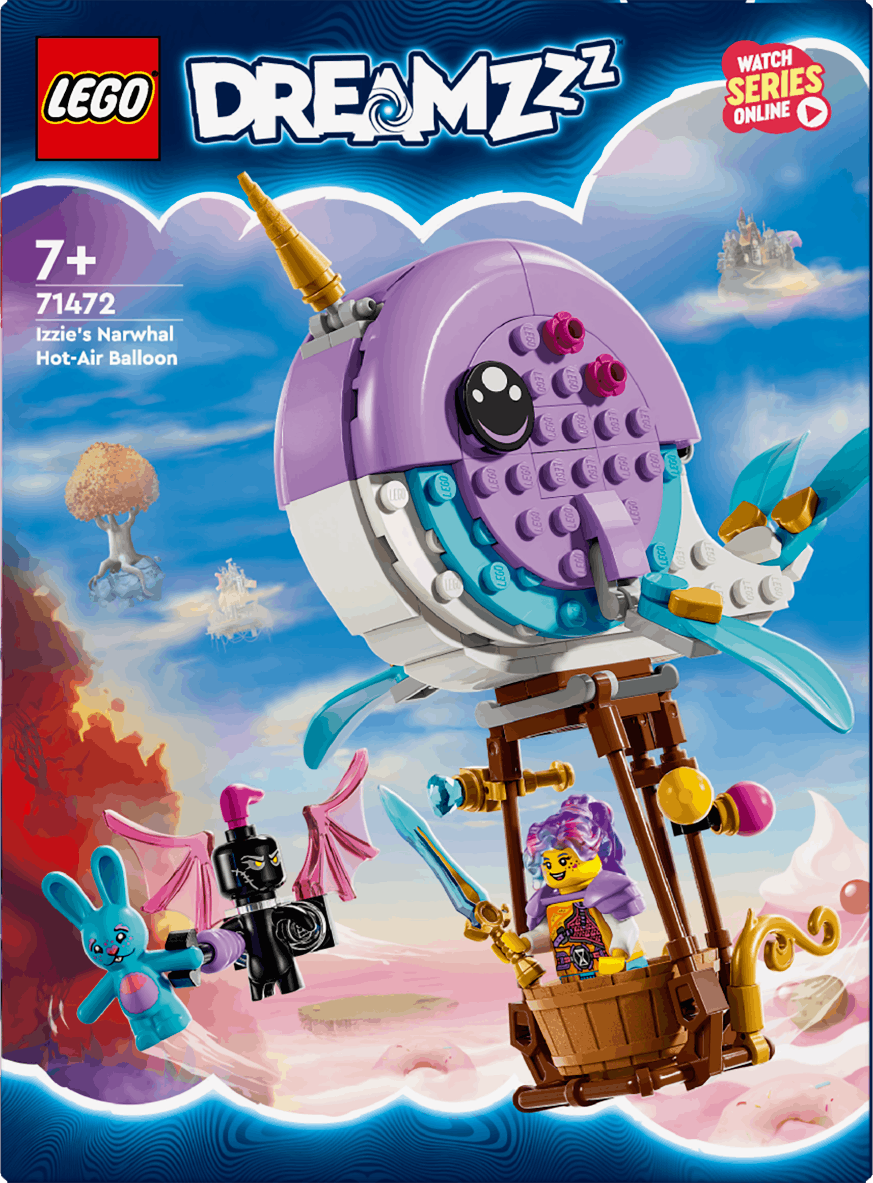 Lego Dreamzzz Izzie's Narwal-luchtballon (71472)