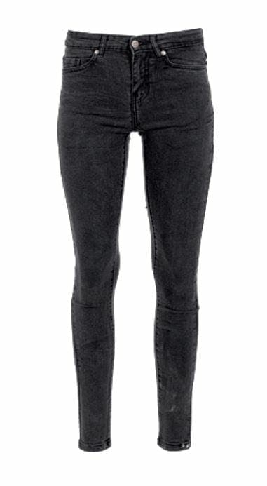 Zwarte Denim Slim Jeans Voor Dames