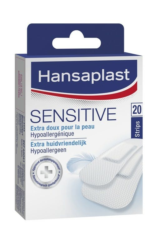 Hansaplast Sensibles Pansements - 20 Bandes