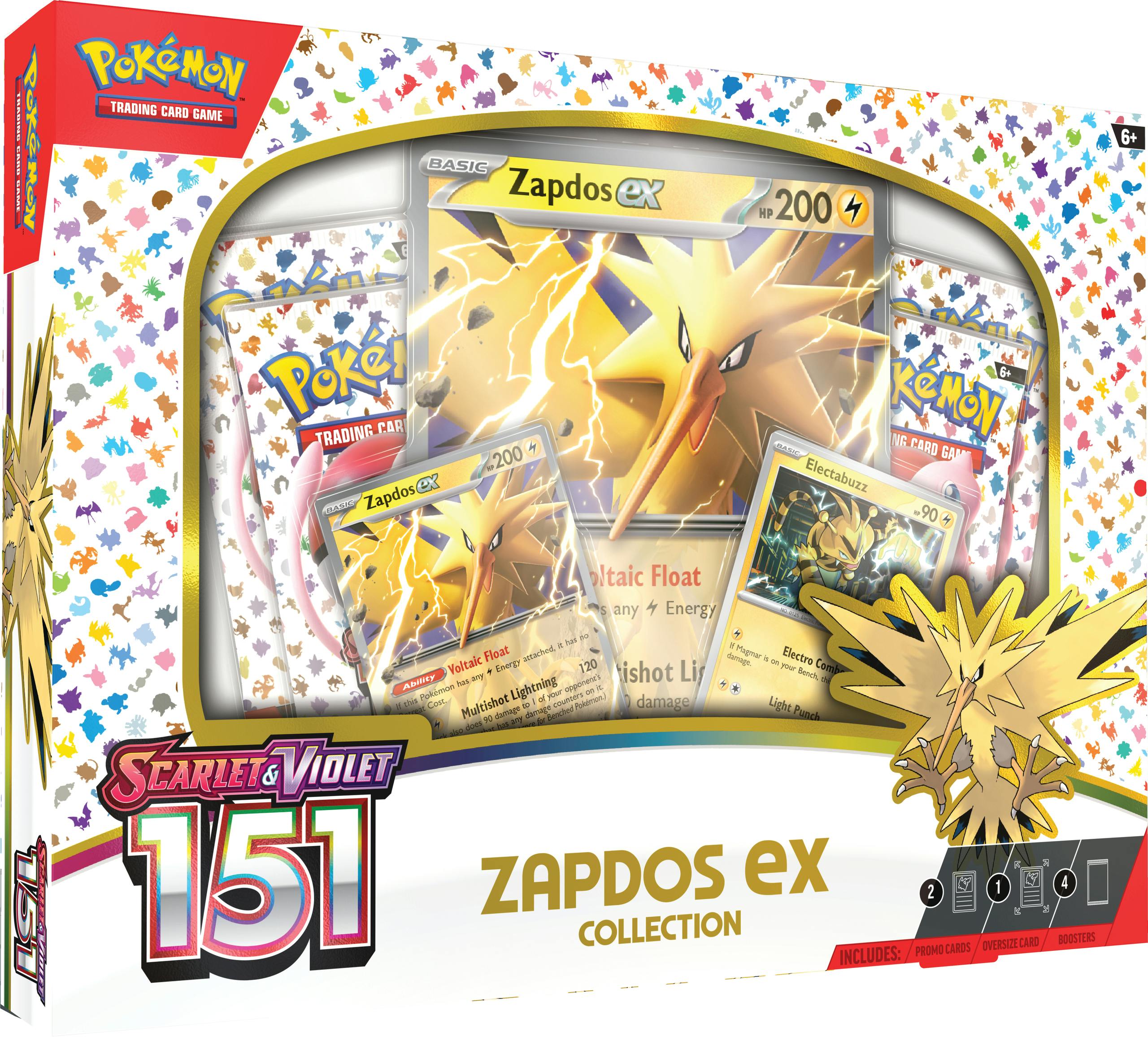 Pokémon Kaarten 3.5 Scarlet & Violet Box Collection Zapdos 