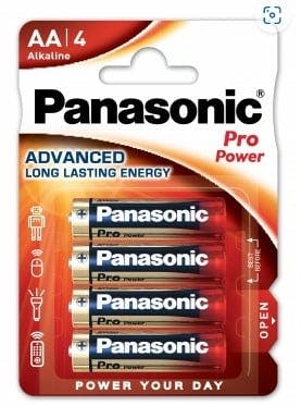 4 Piles Lr6/aa Pro Power Panasonic