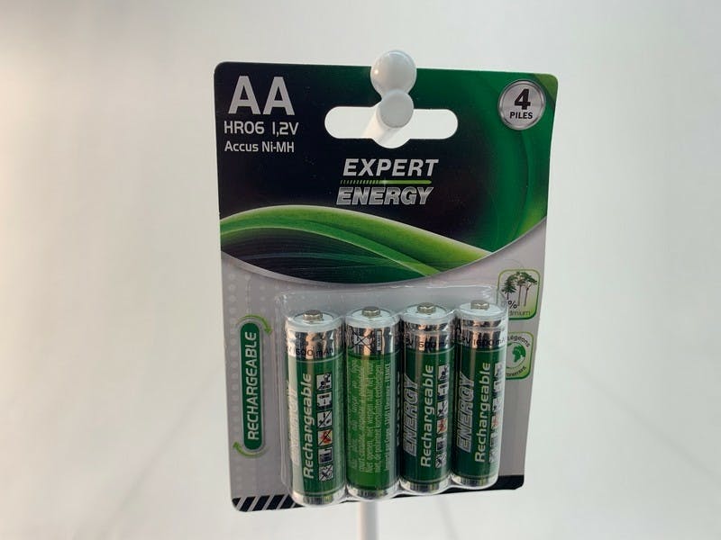 PILE RECHARGEABLE 1.2V AA 1600 X 4