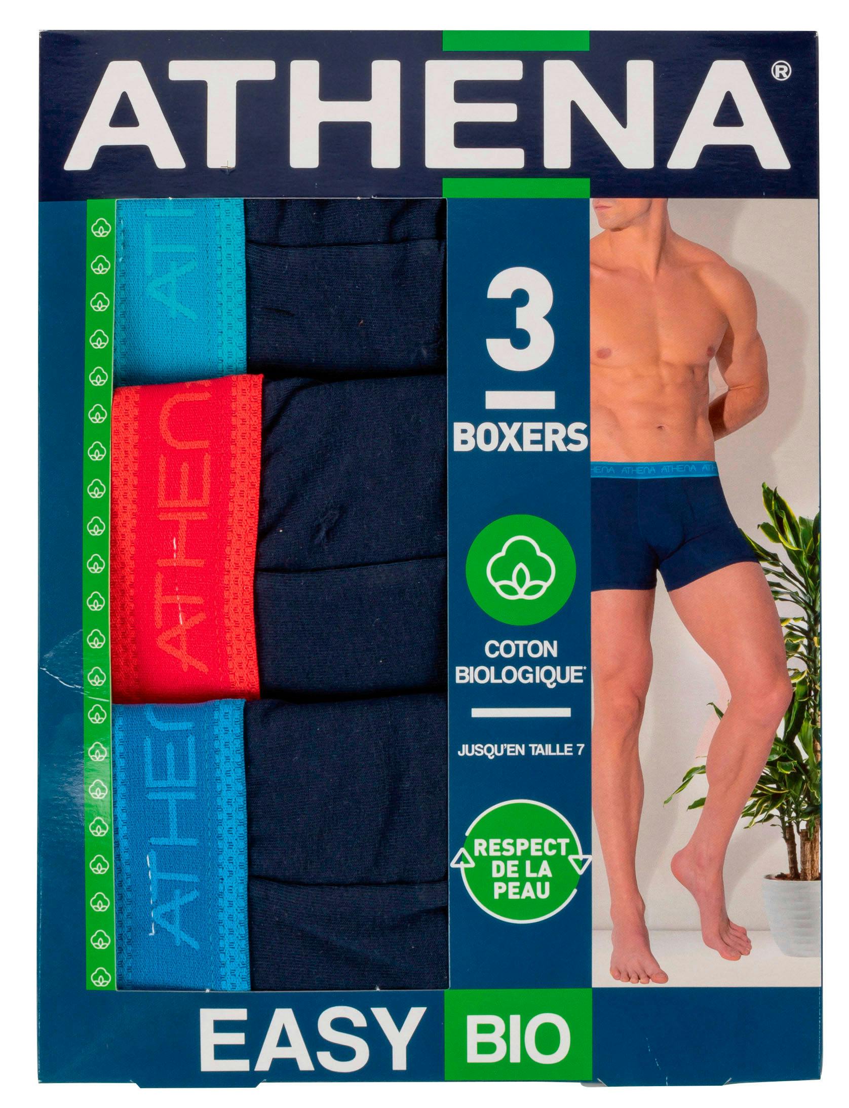 Athena Lot 3 Boxers Easy Bio