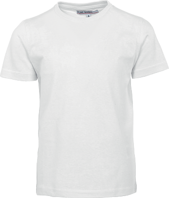 T-shirt Manches Courtes Blanc Garçon