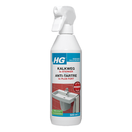 Spray moussant anti-tartre HG 3x plus fort - 500 ml - Webshop - Matelma