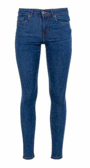 Slim Jeans Blauw Denim Voor Dames