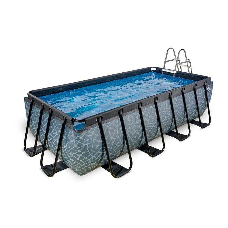 Exit Frame Pool 400x200x100cm (12v) – Stone Grey