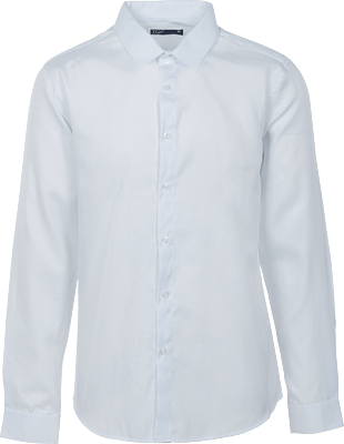 Chemises Manches Longues Slim Blanc Uni
