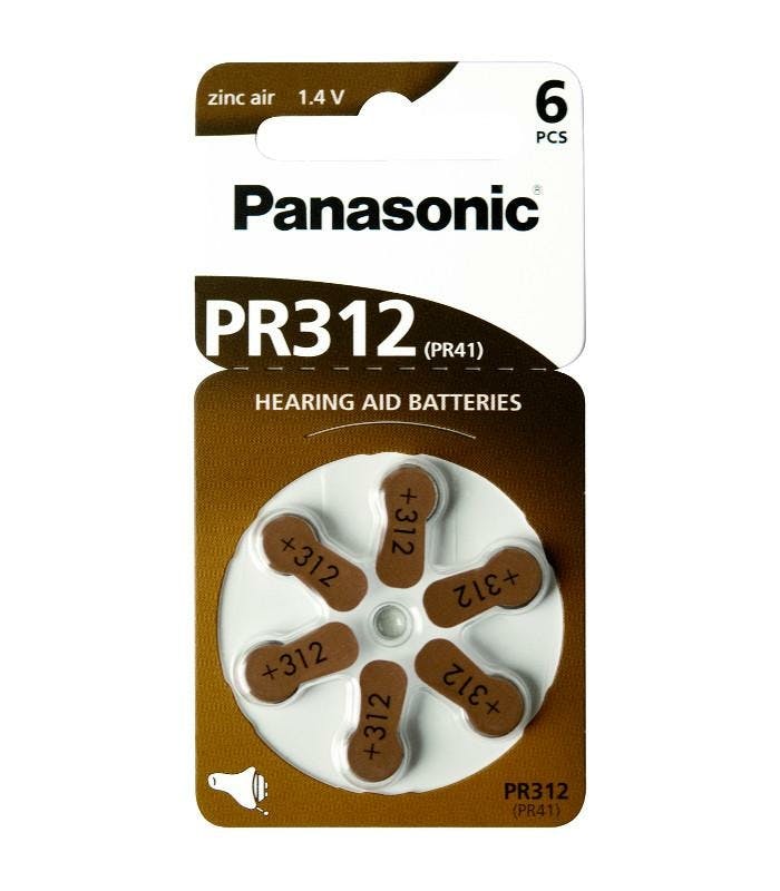 Panasonic 6 Batterijen Pr312