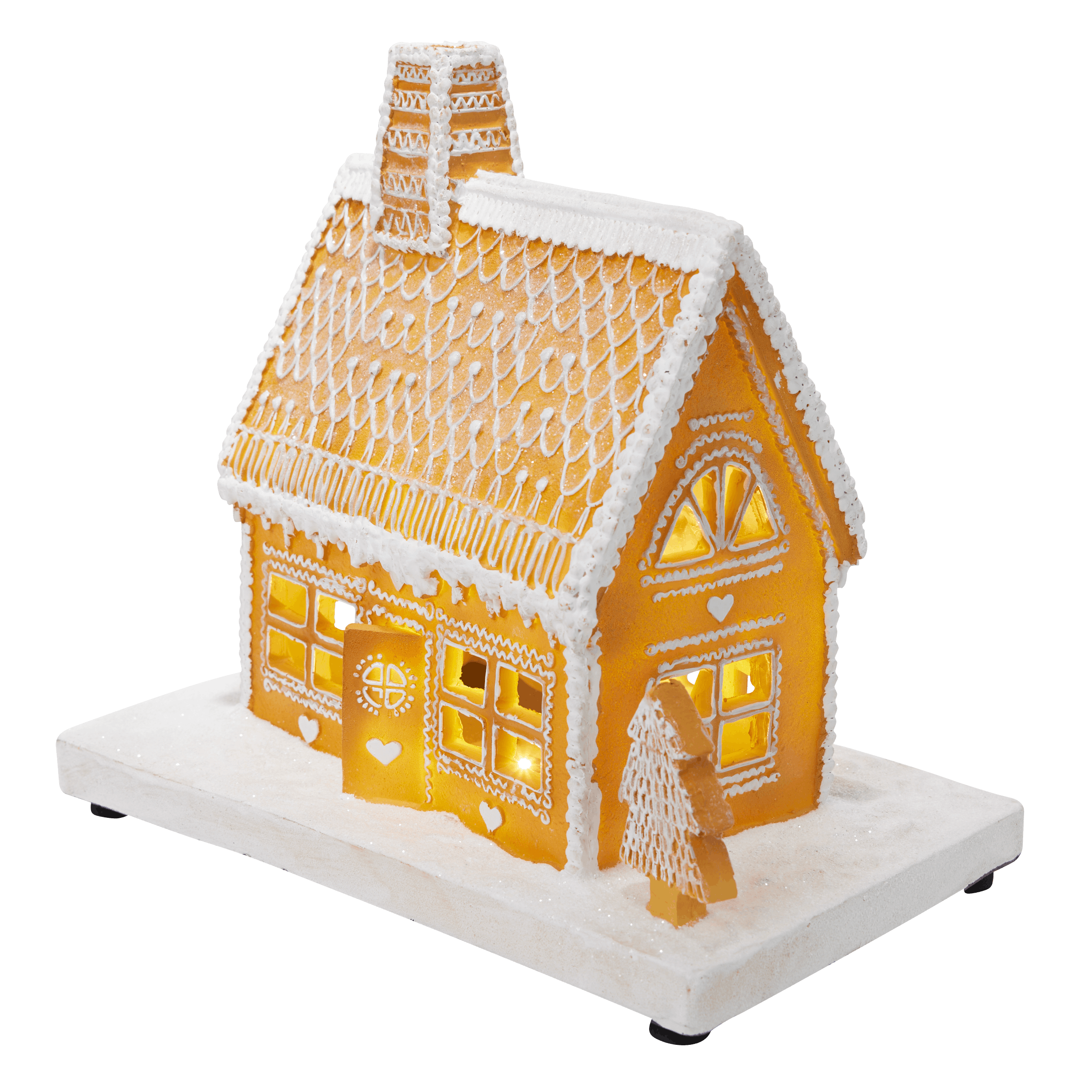 Kerstdecoratie Peperkoeken Huisje Met Licht 25 X 15 Cm