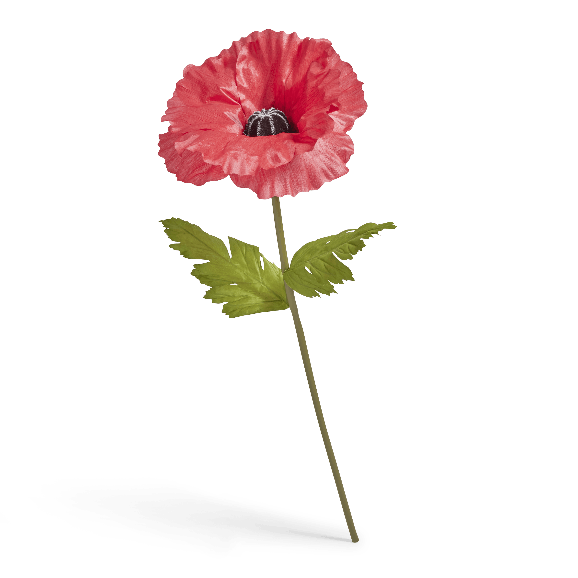 Fleur Artificielle Coquelicot H.115cm