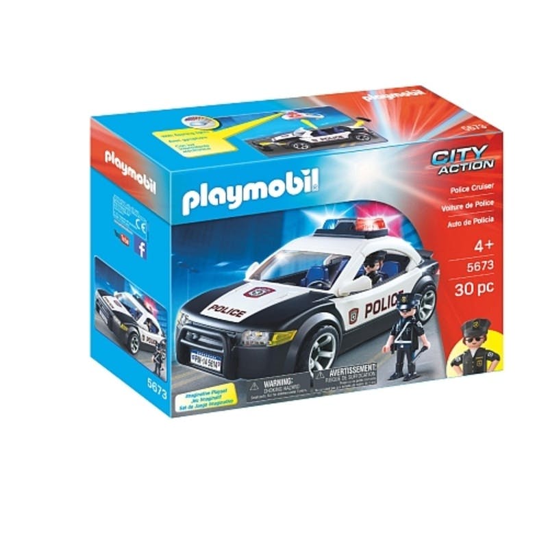 Playmobil City Action Poste De Police Avec Véhicule - 9372