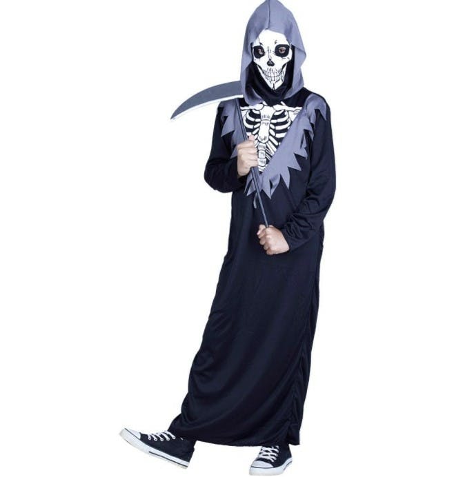 Donker Skelet-kostuum Kind