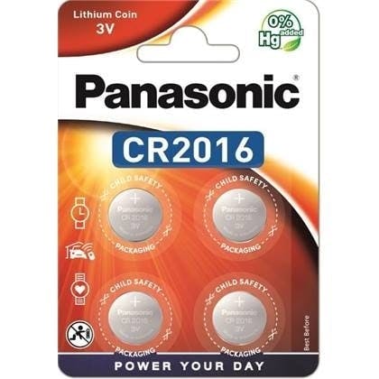 Panasonic Batterij Lithium Cr2016/4b