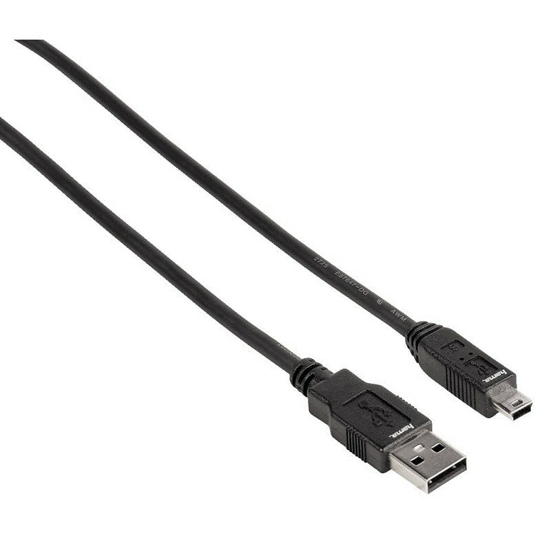 Câble Usb 2.0, Usb-a Mâle - Mini Usb-b Mâle (connecteur B5) 1,8m Noir