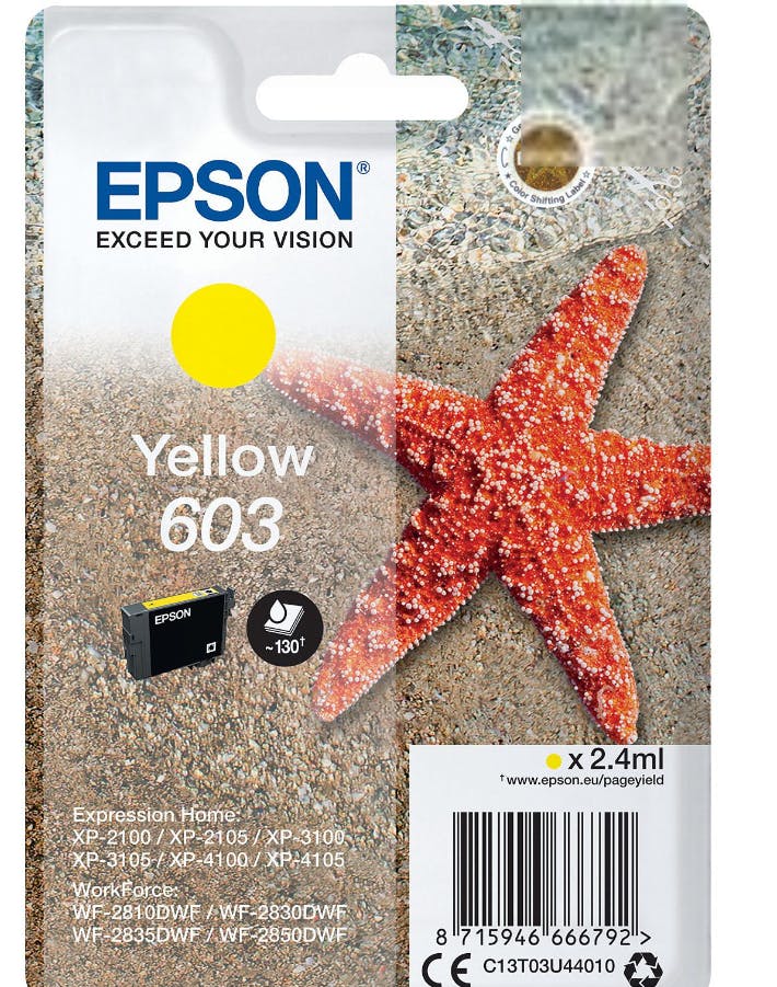 Epson Inktpatroon 603 Geel