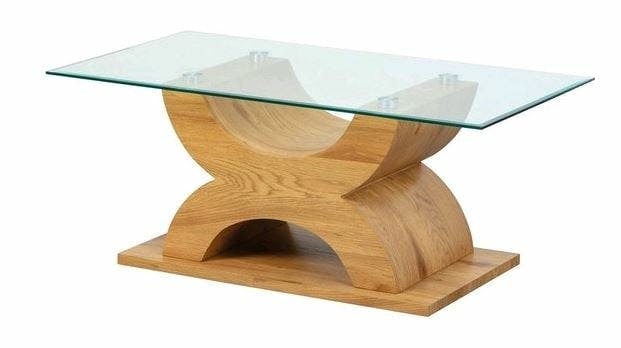 Table Basse X-type Chene Sauvage 