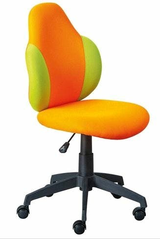 Chaise De Bureau Jessi Vert/orange