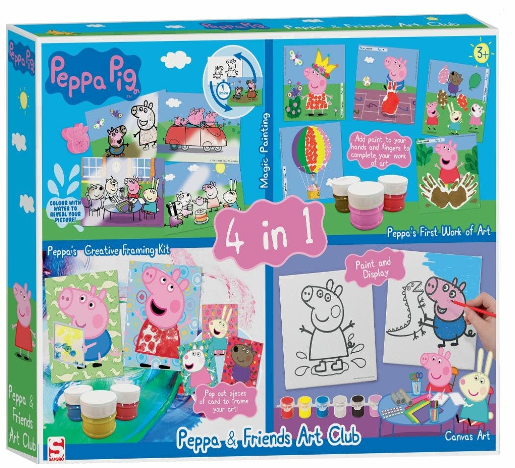 Peppa Pig creatieve set 4-in-1
