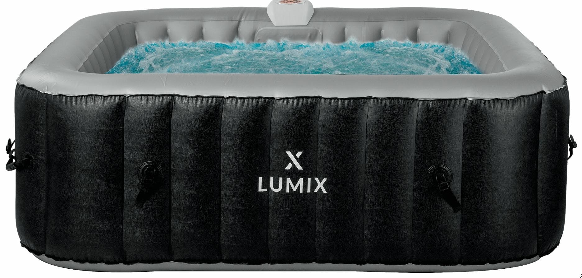 X-lumix Fidji Opblaasbare Spa Voor 6 Personen - Zwart