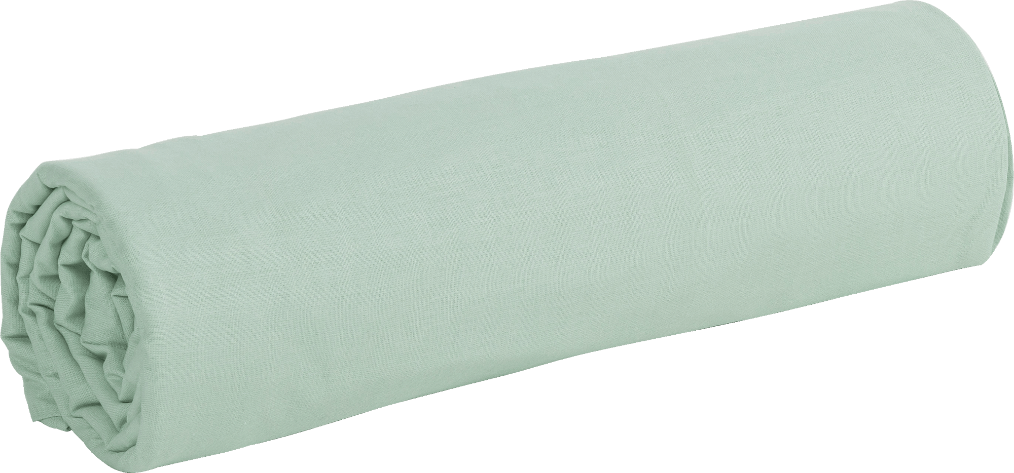 Drap Housse 180x200cm 100% Coton Vert d'Eau