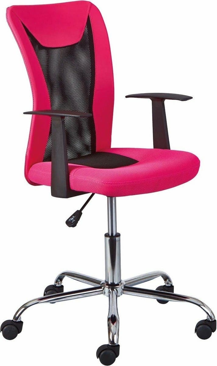 Chaise De Bureau Donny Pink/noir