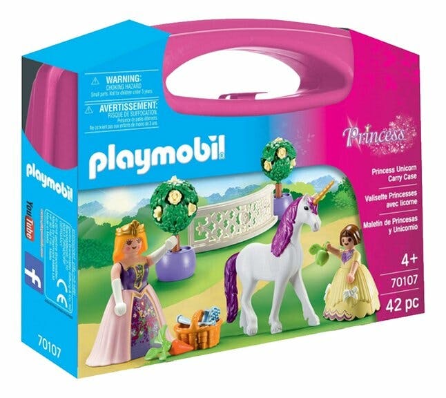 Playmobil Princess Koffertje Prinsessen Met Unicorn - 70107