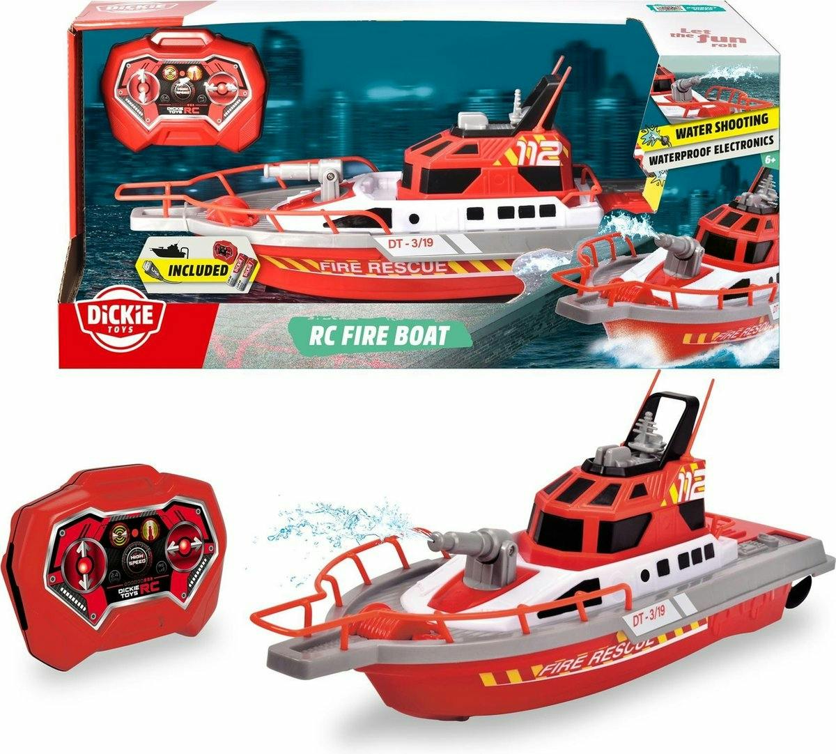 Dickie Toys Rc Brandweerboot
