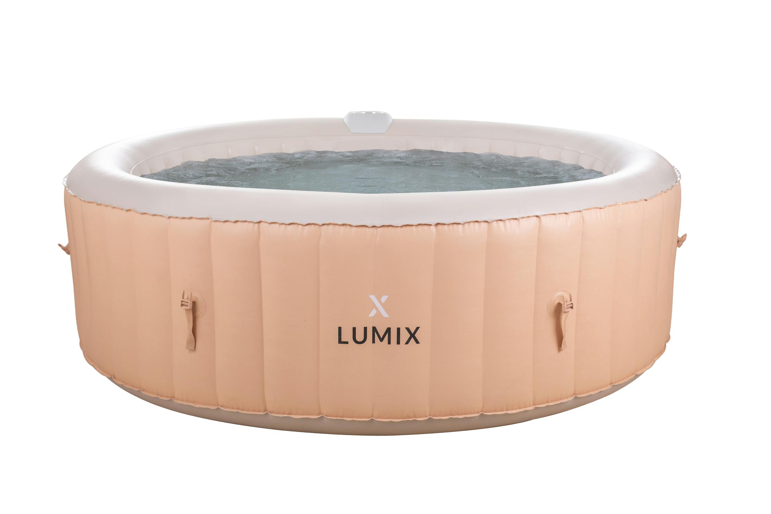 X-lumix Opblaasbare Spa Voor 4 Personen - Beige