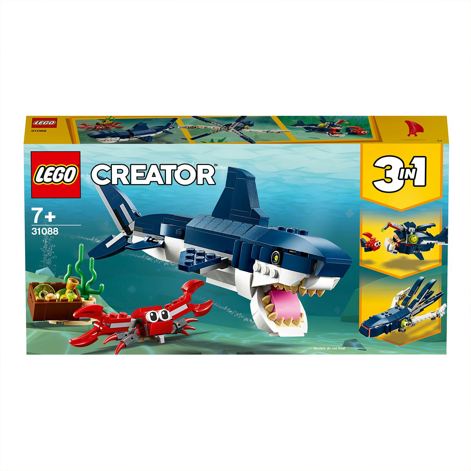 LEGO Creator 3 In 1 Diepzeewezens (31088)