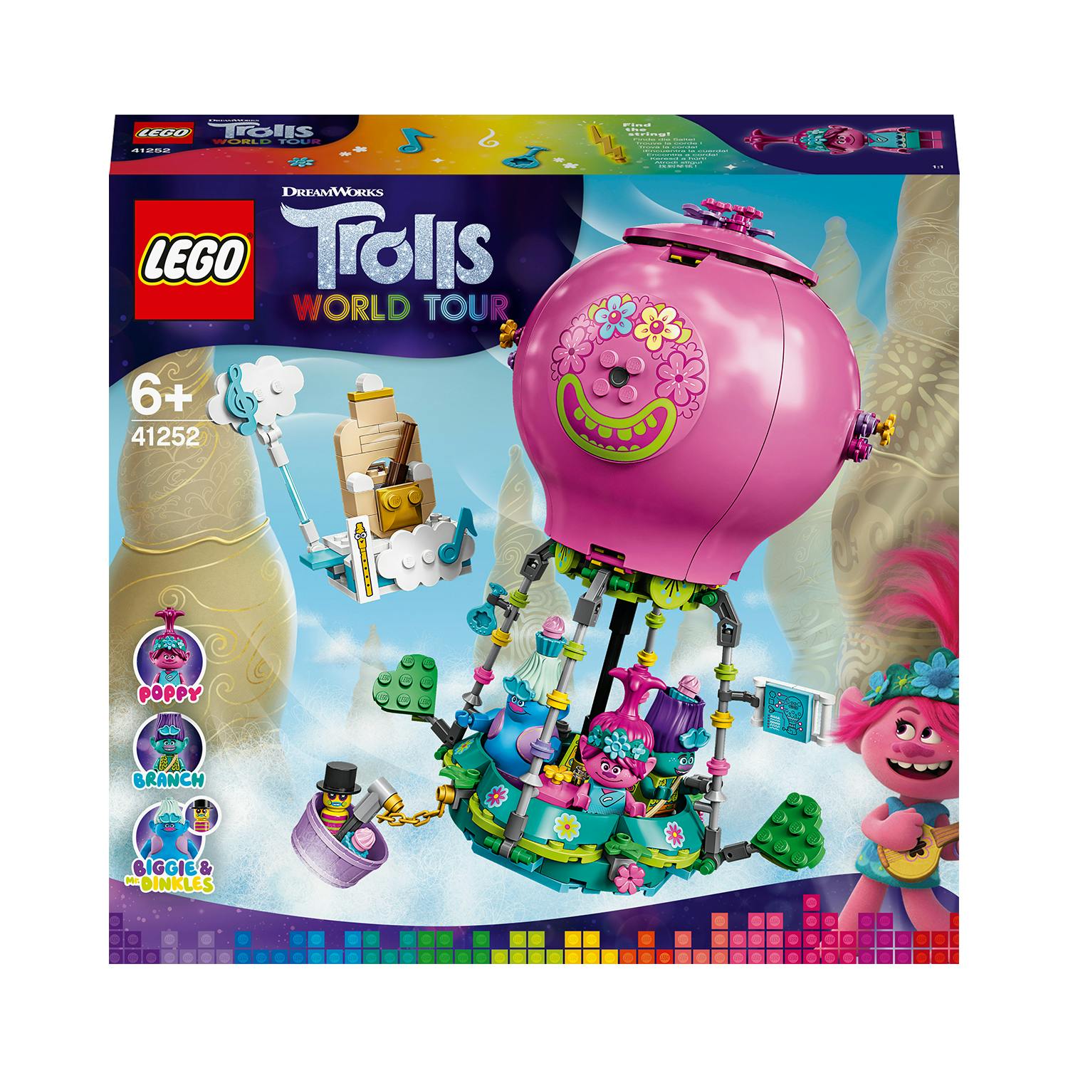 LEGO Trolls Poppy's Luchtballonavontuur (41252)