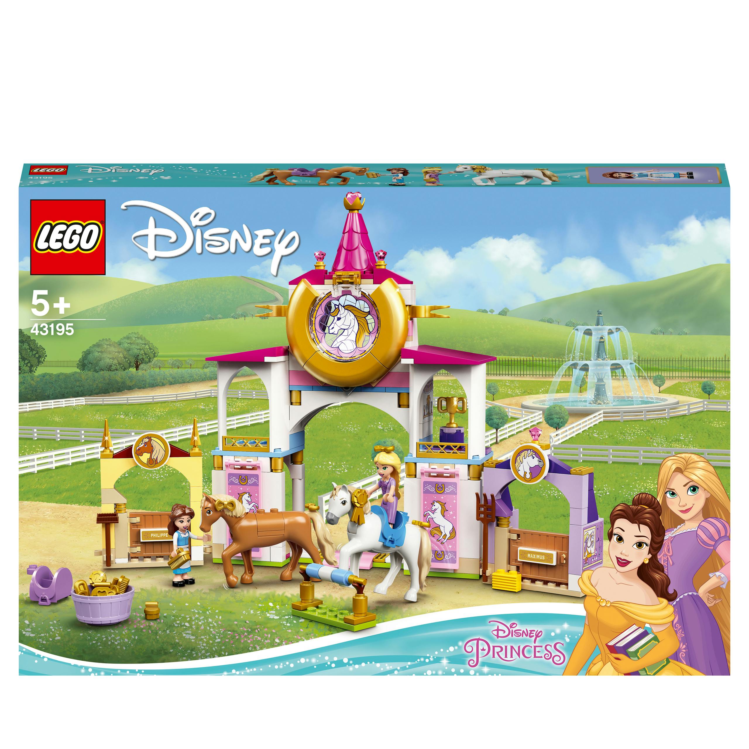 LEGO Disney Princess Belle En Rapunzel's Koninklijke Paardenstal (43195)