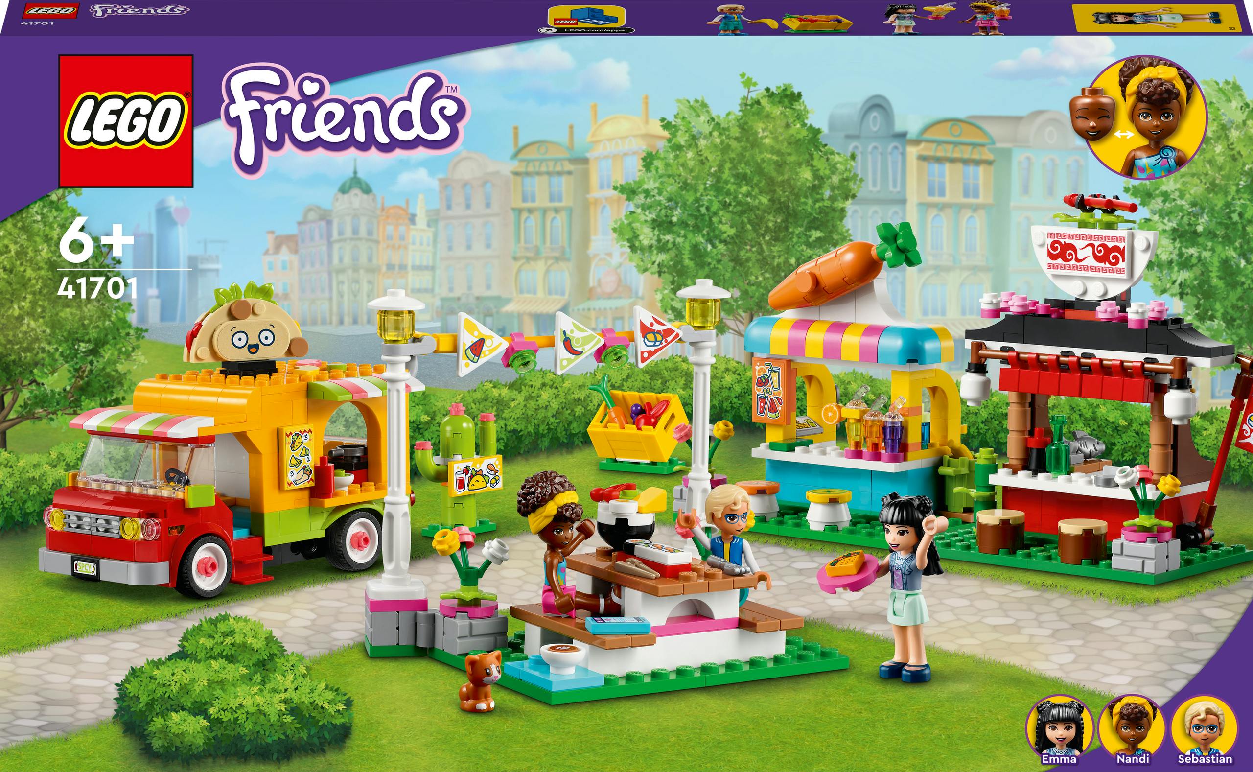 Lego Friends Streetfoodmarkt (41701)