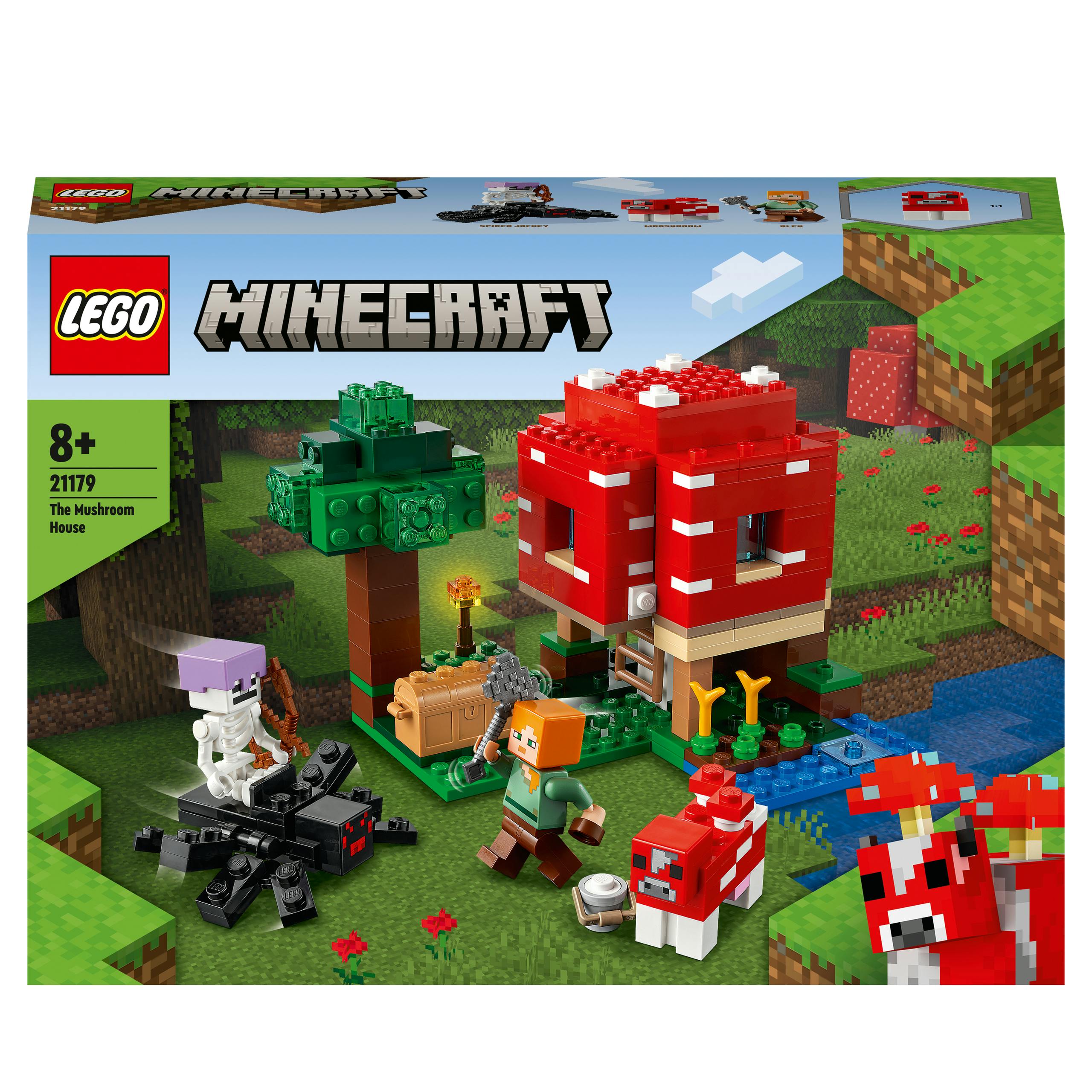 LEGO Minecraft Het Paddenstoelenhuis (21179)