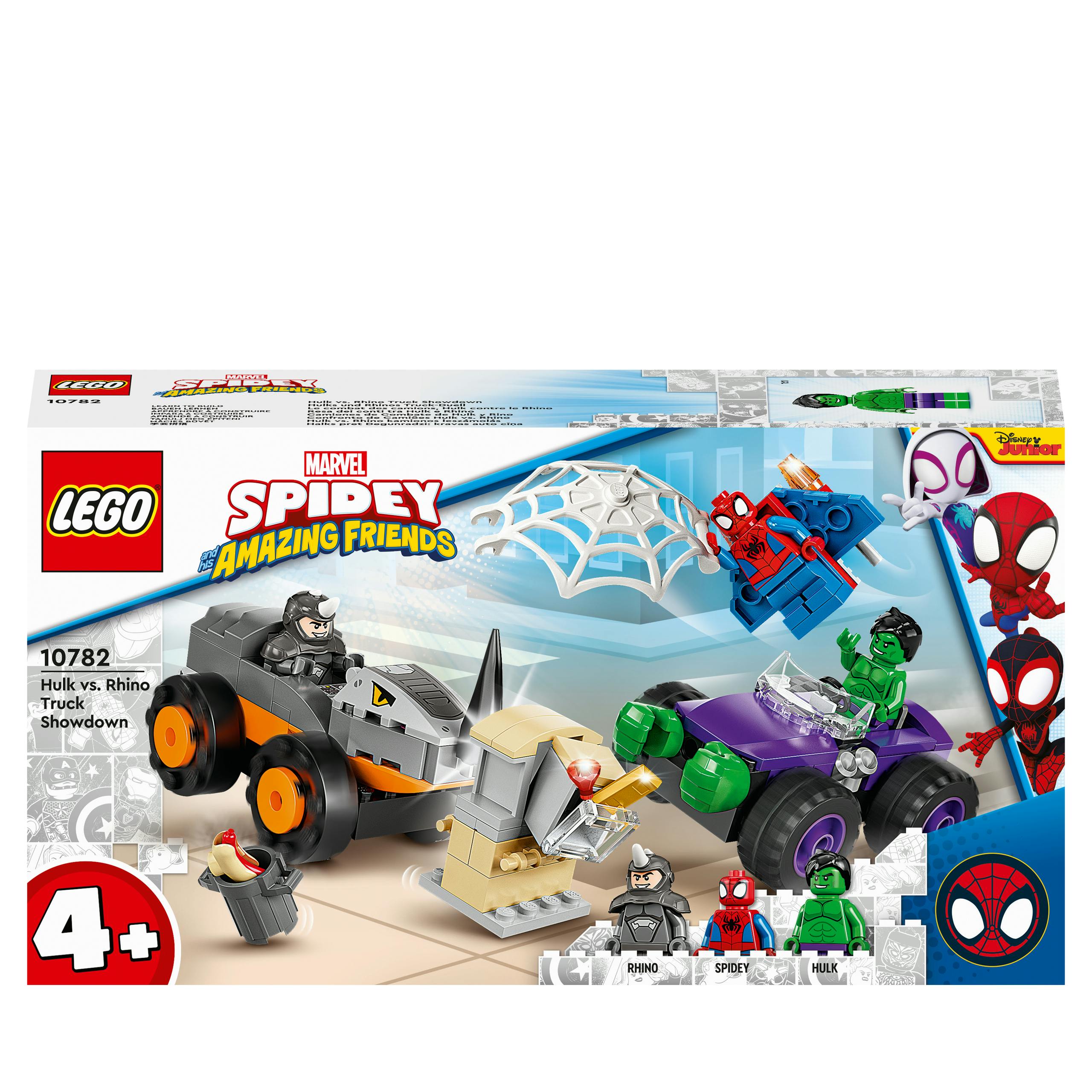 LEGO Marvel Spider-Man 4+ Hulk Vs Rhino Truck Duel (10782)