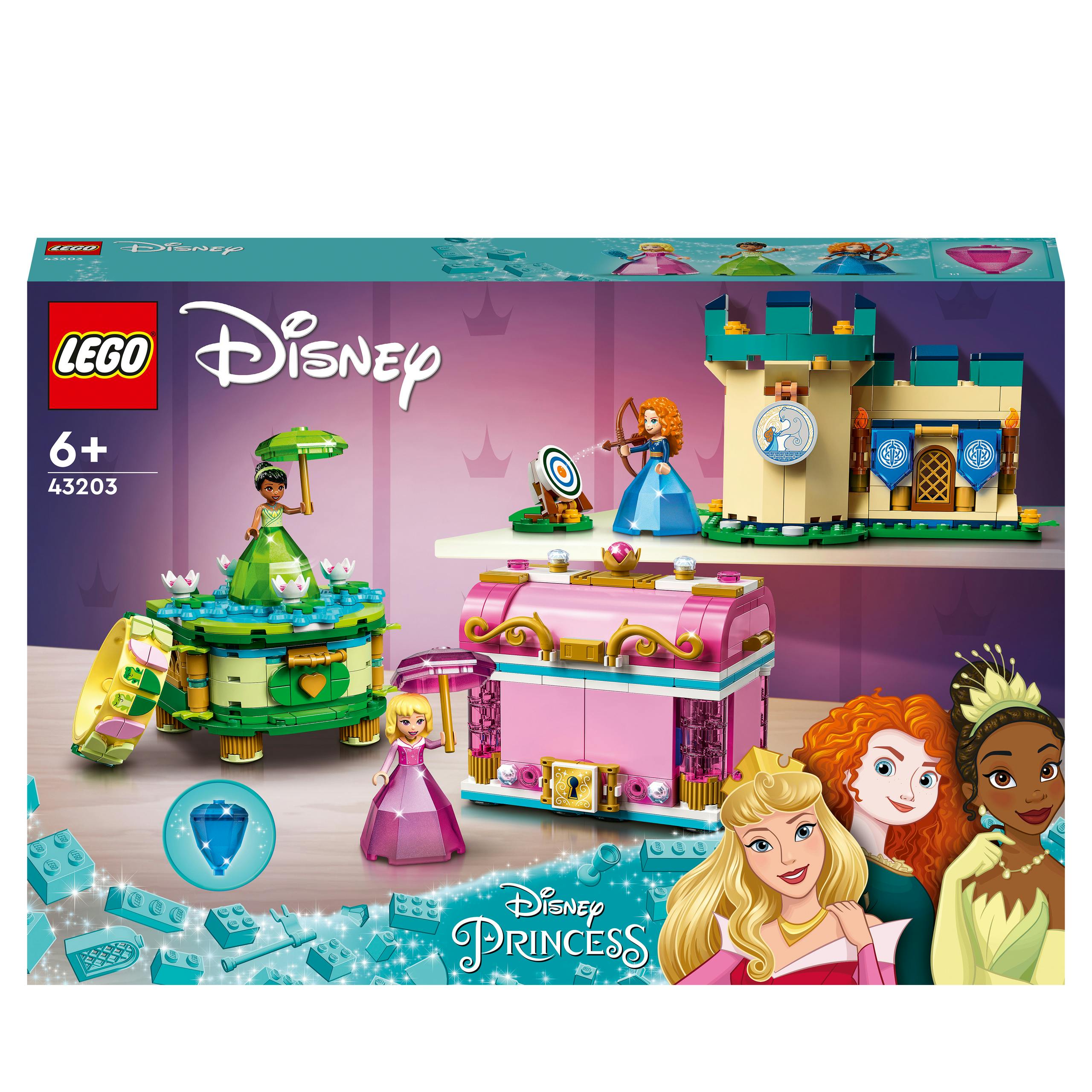 LEGO Disney Princess Aurora's Merida's & Tiana's Betoverde Creaties (43203)