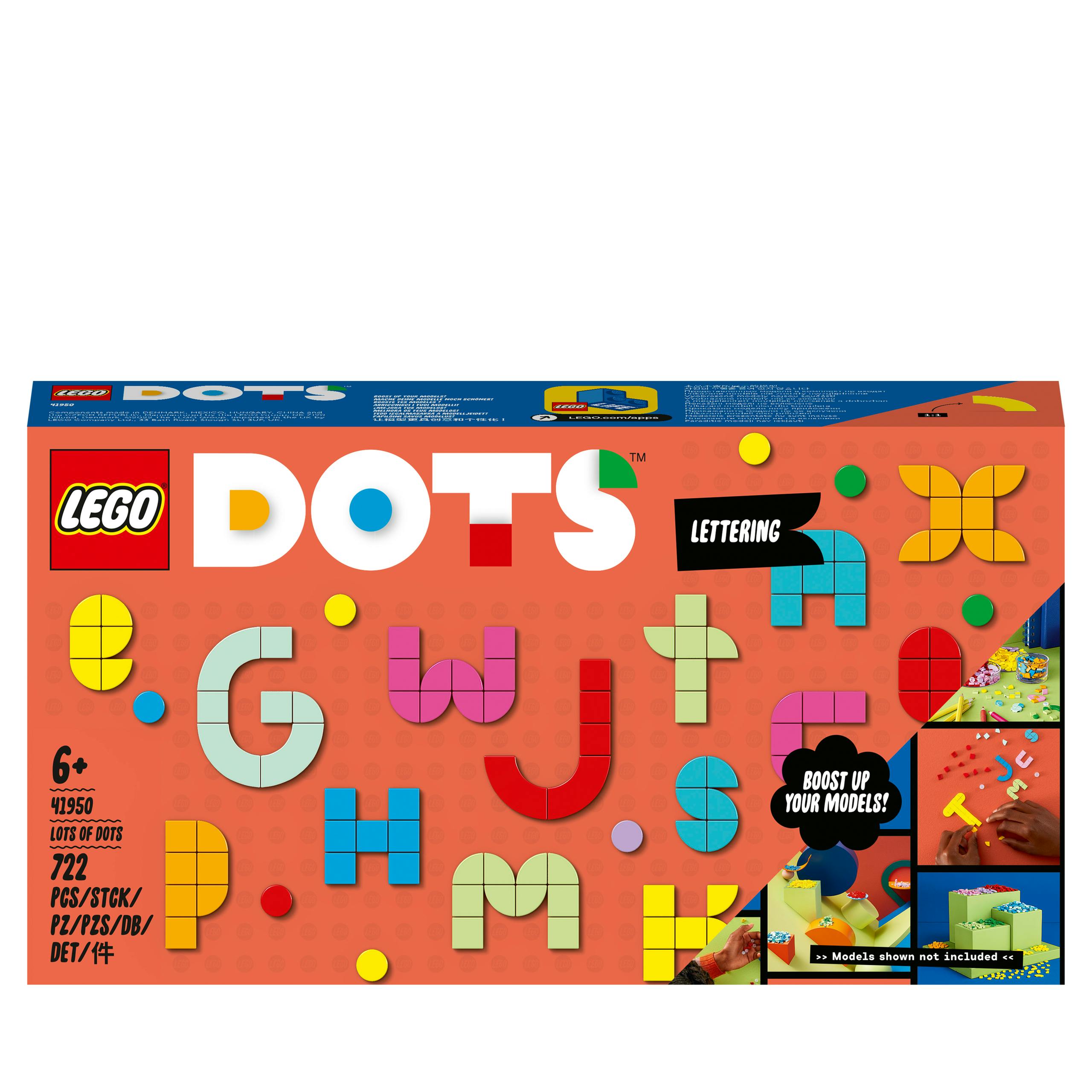 LEGO DOTS Enorm Veel DOTS – Letterpret Diy Craft (41950)