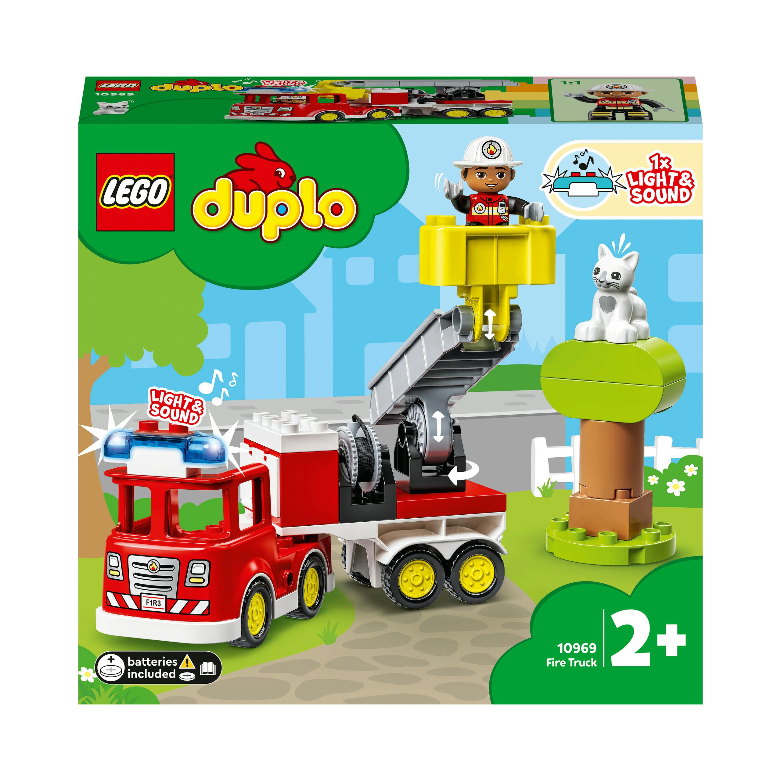 LEGO 10967 DUPLO La Moto De Police, Jouet Pour les Enfants de 2