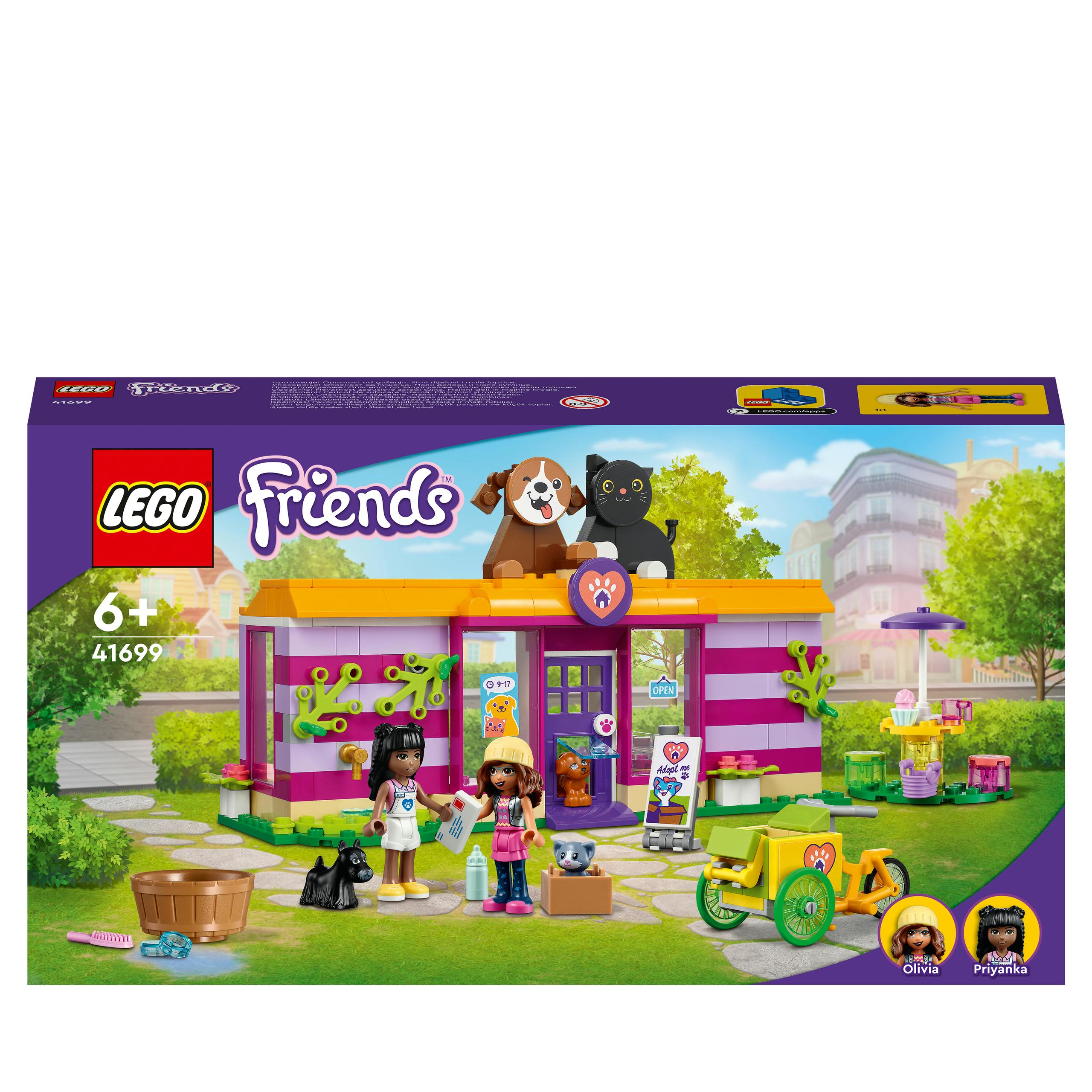 LEGO Friends Huisdierenadoptie Café Dieren (41699)