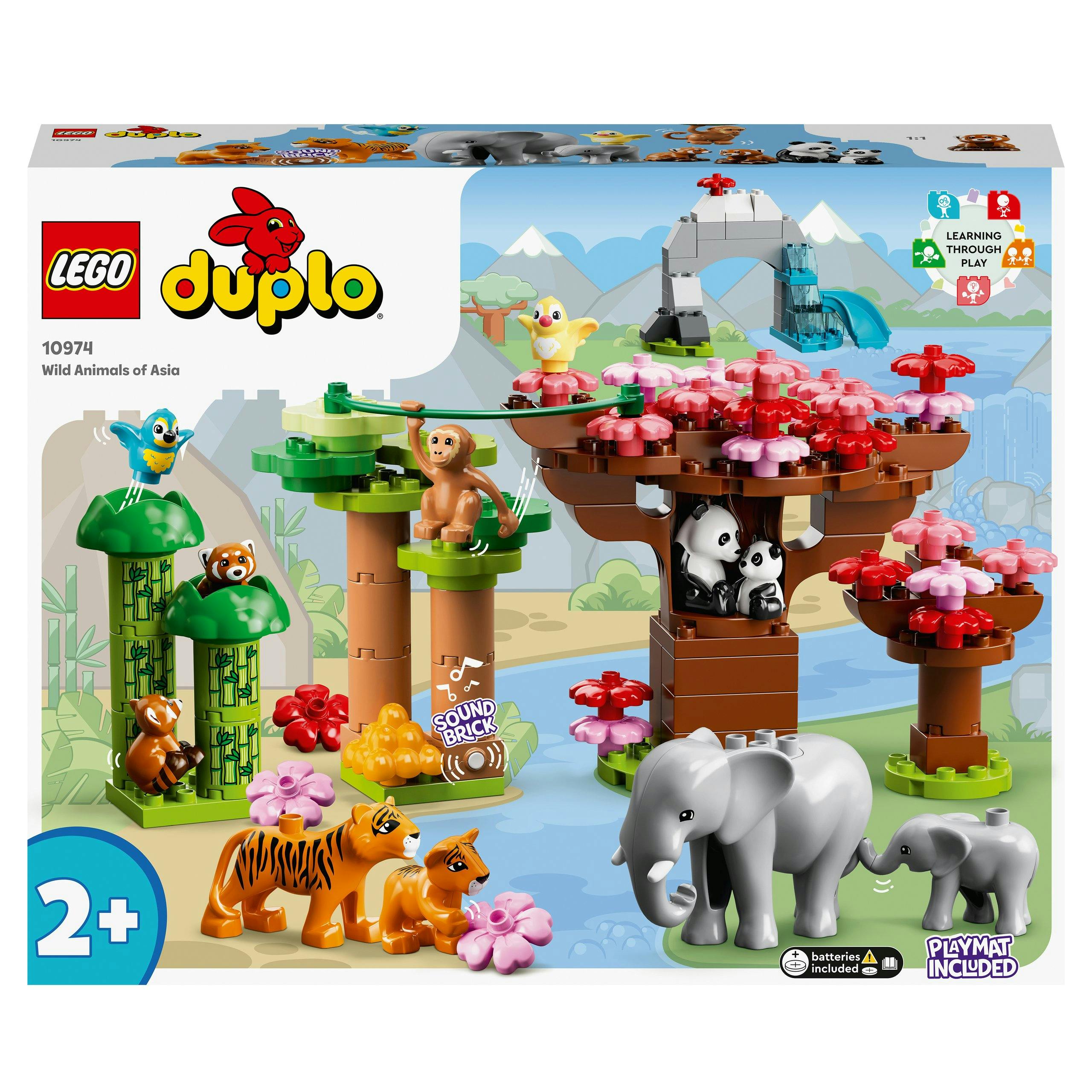 Lego Duplo animaux Sauvages D'asie - 10974