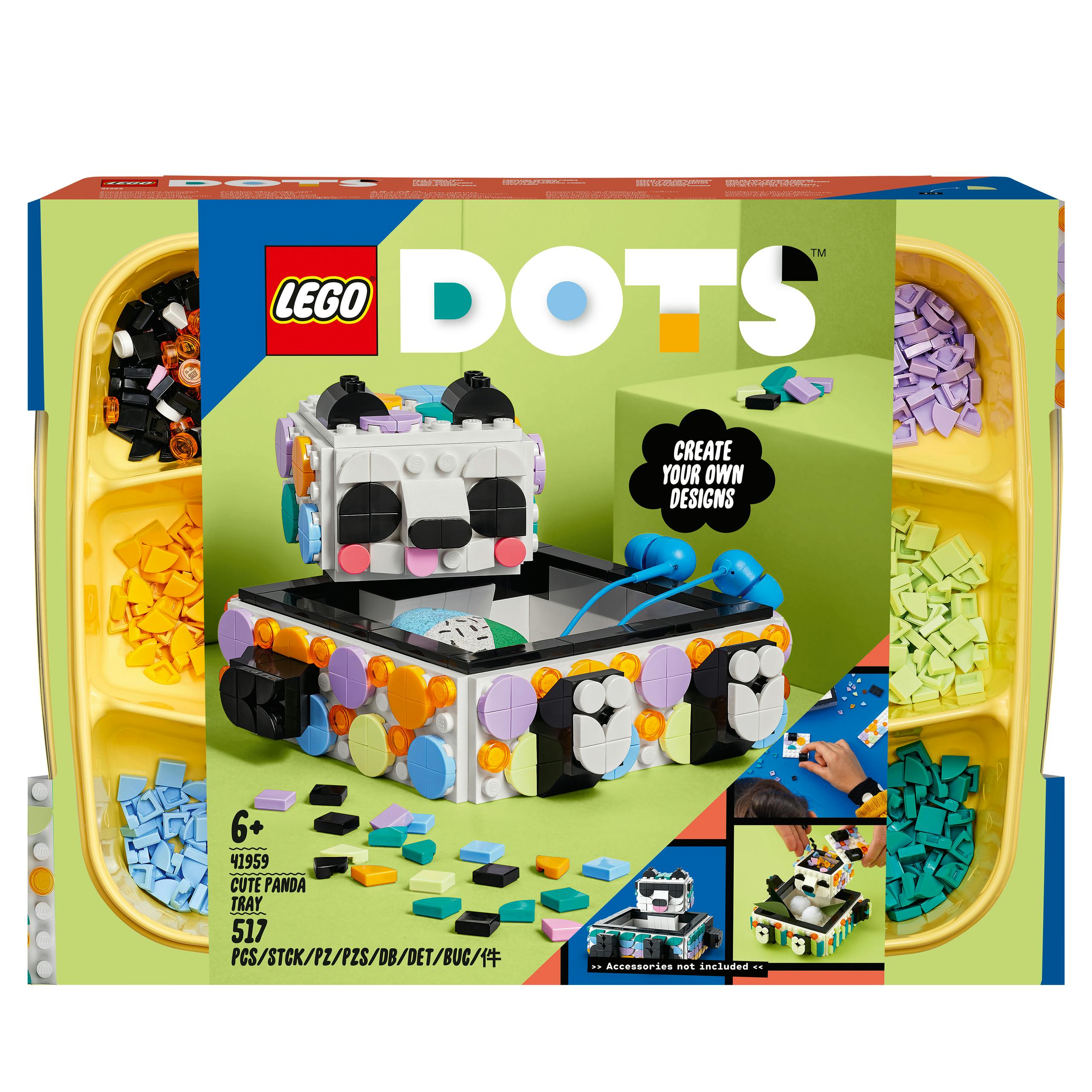Lego Dots Schattige Panda Bakje - 41959