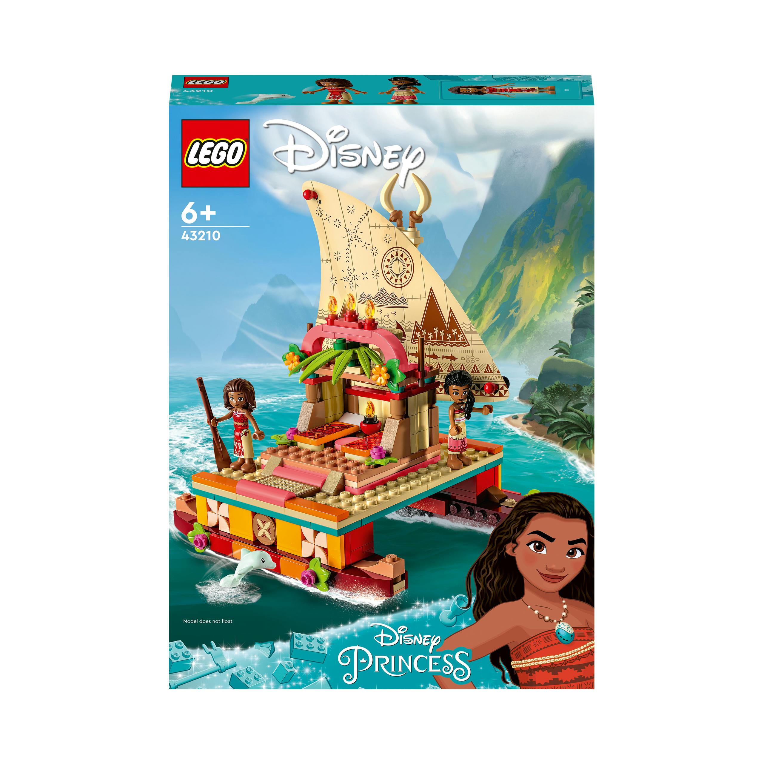 LEGO Disney Princess Vaiana’S Ontdekkingsboot (43210)