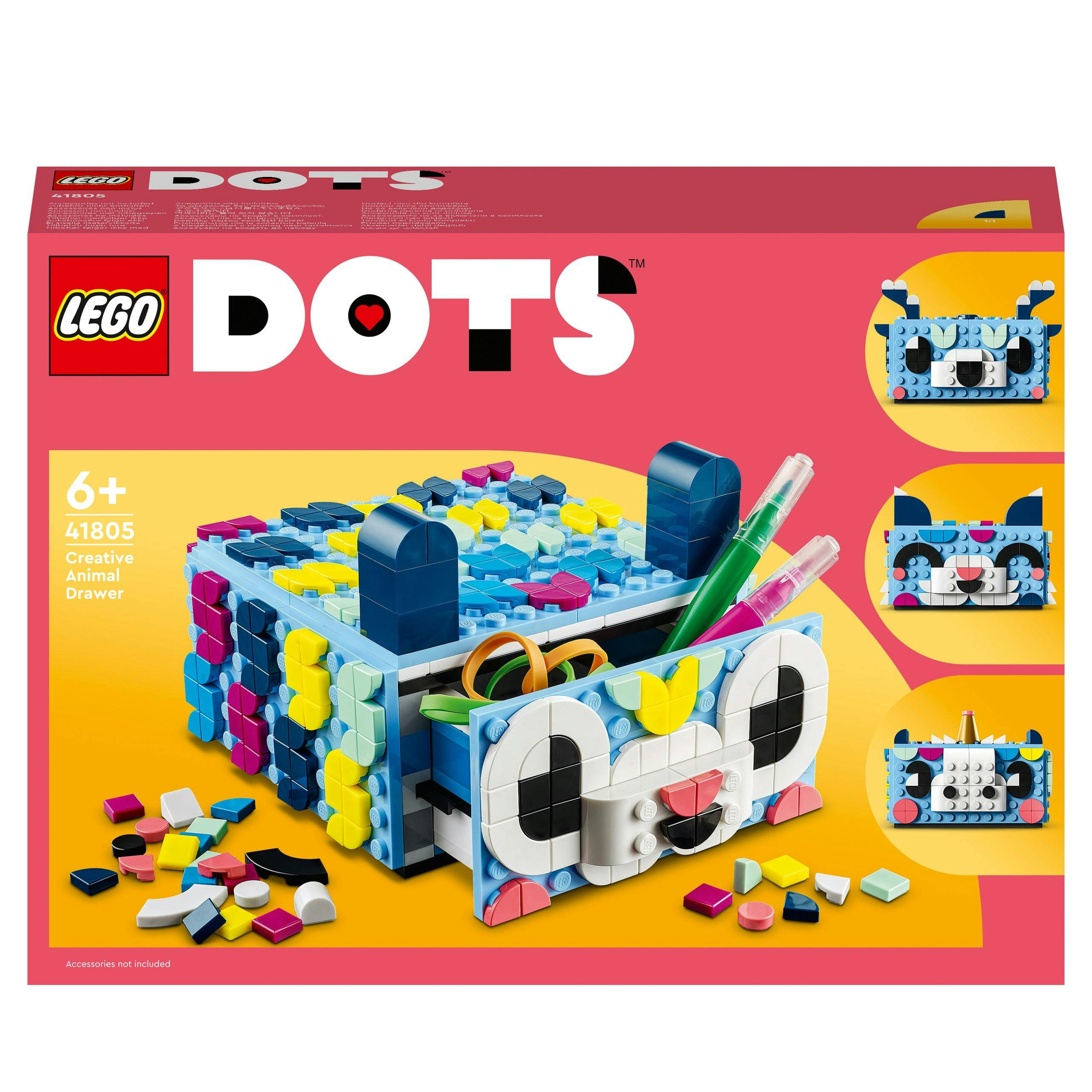 LEGO DOTS Creatief Dierenlaatje Knutselset (41805)