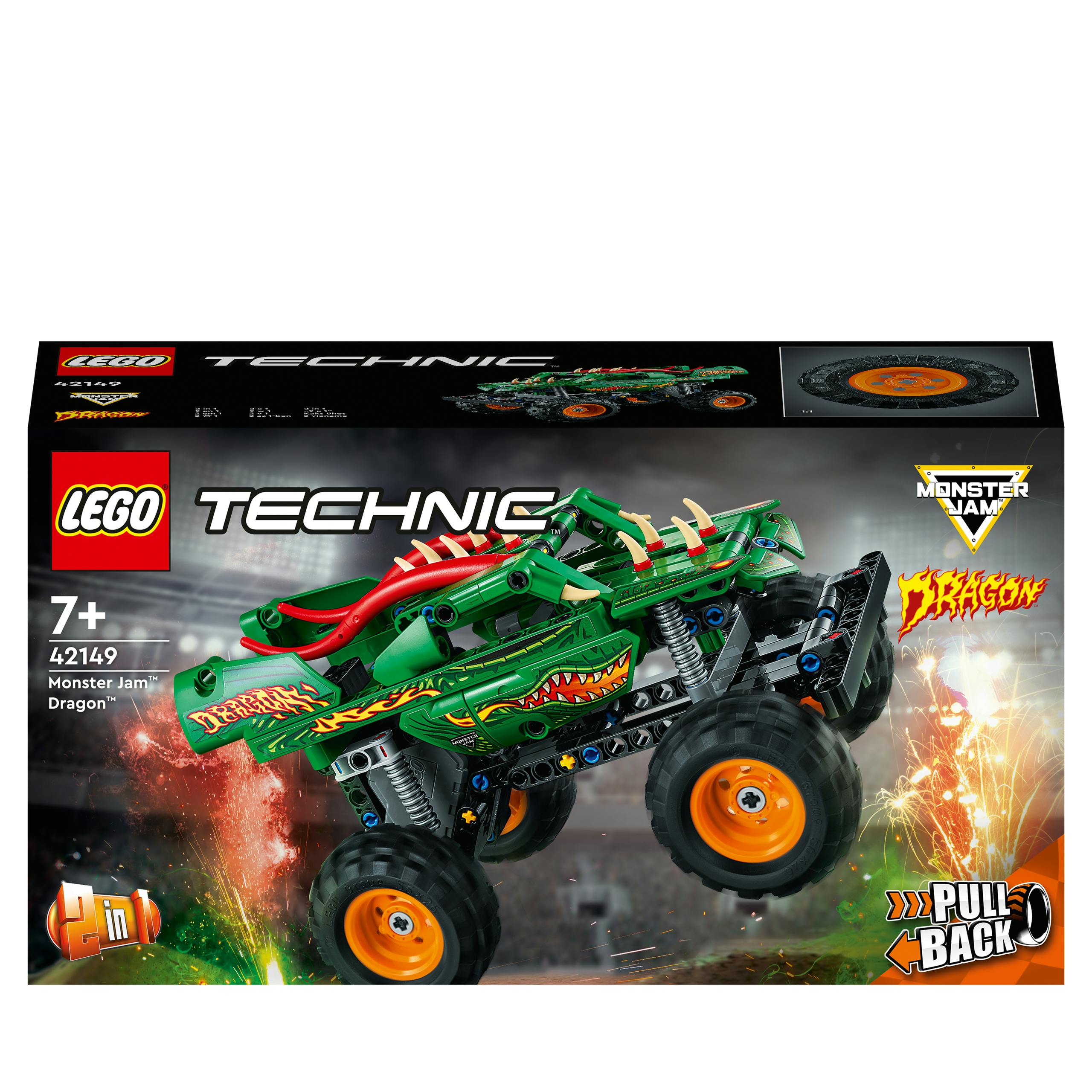 LEGO Technic Monster Jam Dragon in Monster Truck (42149)