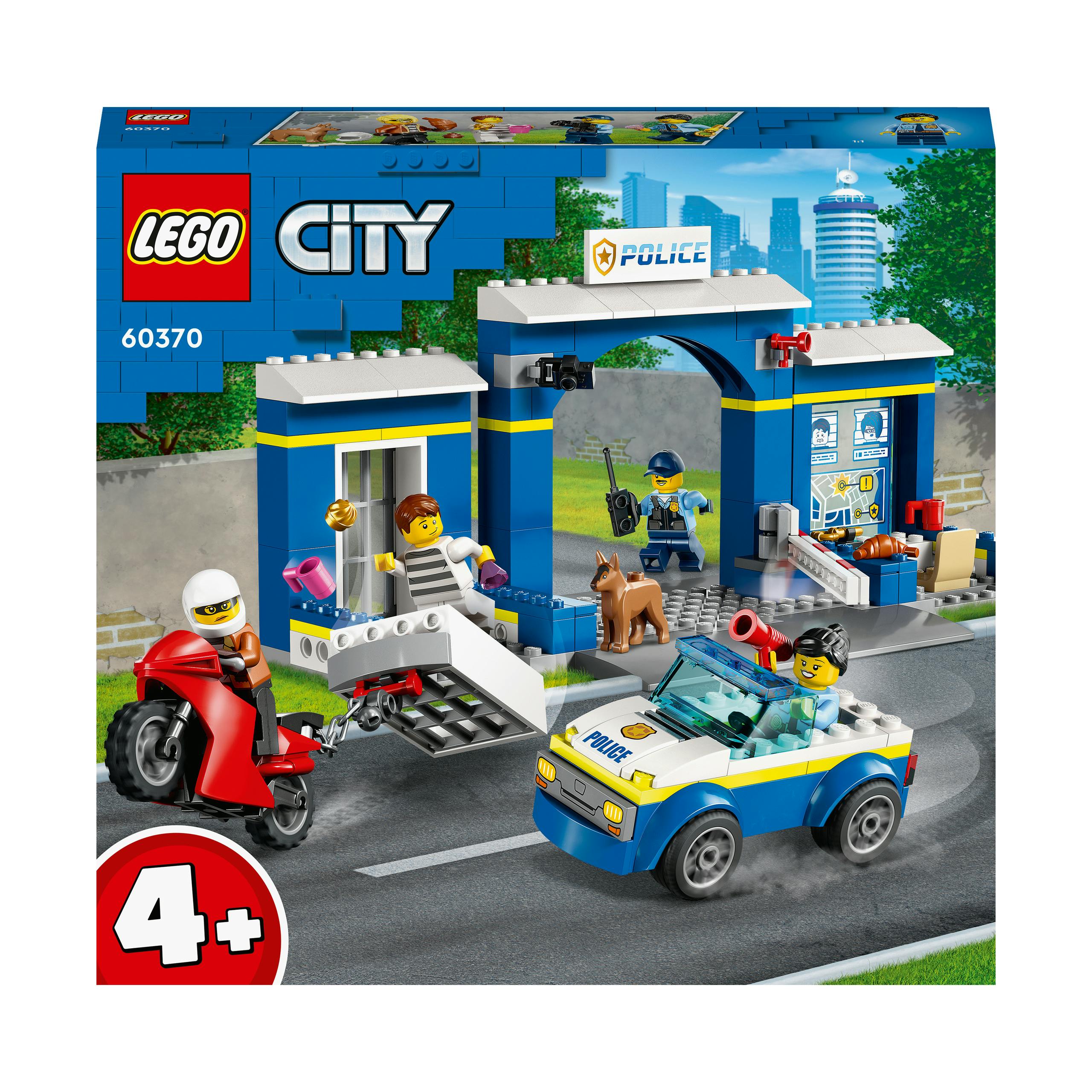 Grillig Vallen informeel LEGO City Achtervolging Politiebureau - 60370