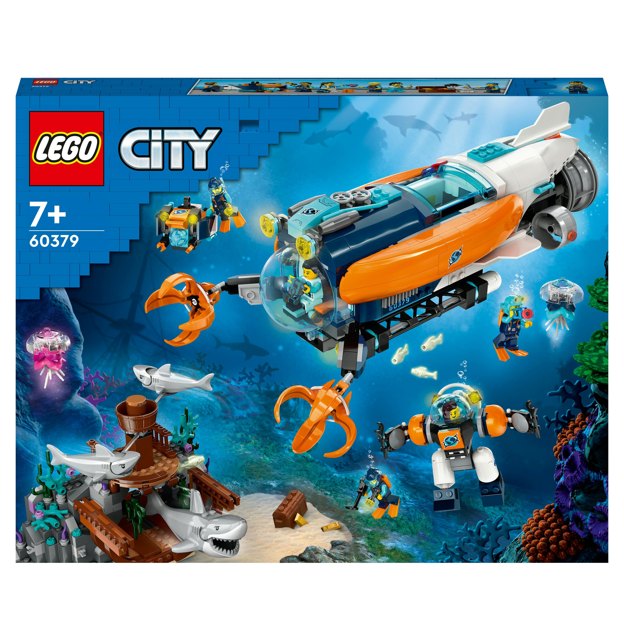 LEGO® City 60379 Le sous-marin d'exploration en eaux profondes