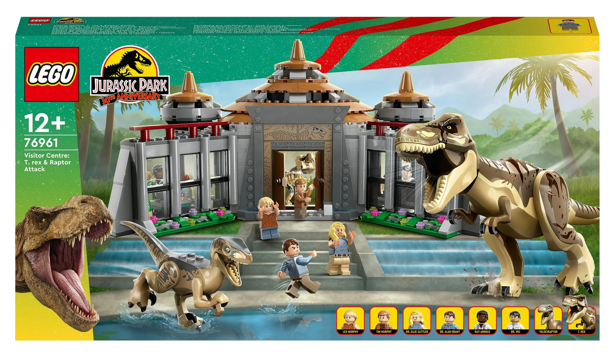 Lego Jurassic World Bezoekerscentrum: T. Rex & Raptor Aanval (76961)